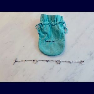 Tiffany & Co. Sterling Silver Hearts Bracelet